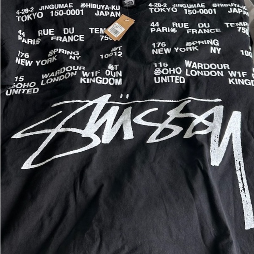 stussy location pigment tee